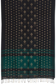 Black Bengal Cotton Saree - Avishya