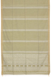 Moss Green Bengal Cotton Saree - Avishya