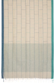 Off White Bengal Cotton Saree - Avishya