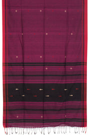 Purple Bengal Cotton Saree - Avishya