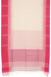 Beige Bengal Cotton Saree - Avishya