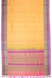 Summer Yellow Thread work Kanjivaram Silk Saree-Avishya