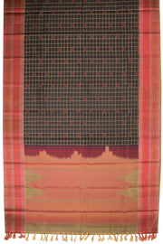 Black Thread work Kanjivaram Silk Saree -Avishya