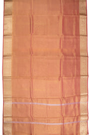 Brown Handloom Banarasi Organza Tissue Ghat Saree - Avishya