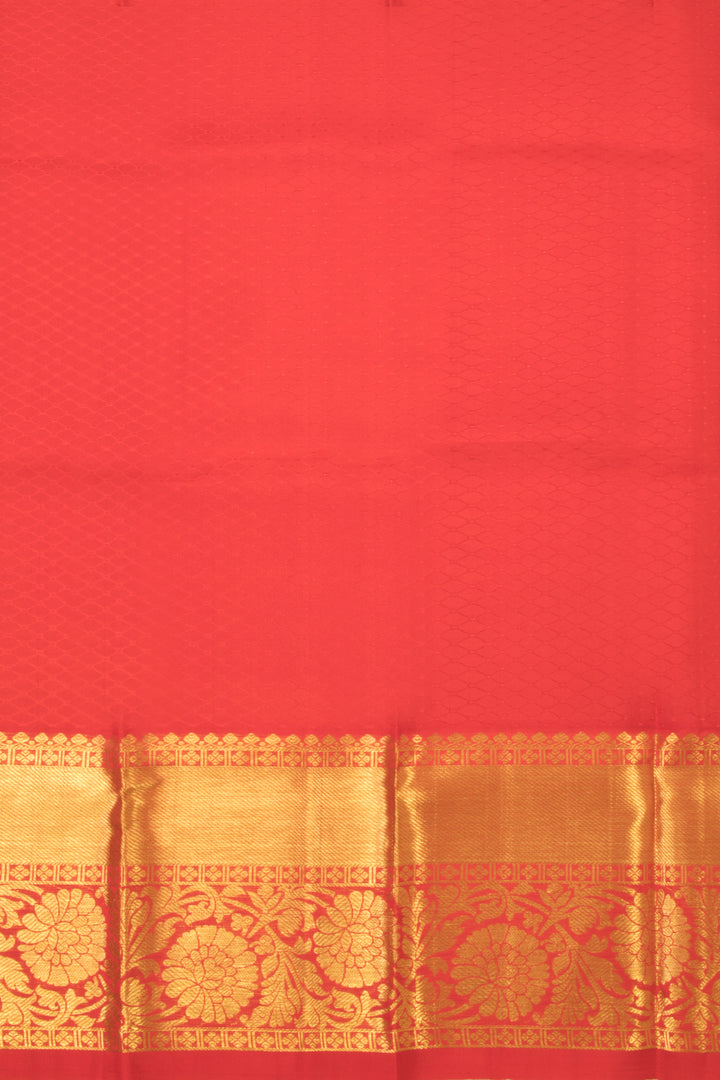 Yellow Kanjivaram Pattu Pavadai Material -Avishya