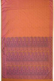 Orange Handloom Himroo Silk Saree - Avishya