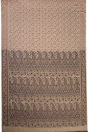 Beige Handloom Himroo  Banana Silk Saree - Avishya