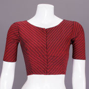 Maroon Cotton Blouse - Avishya