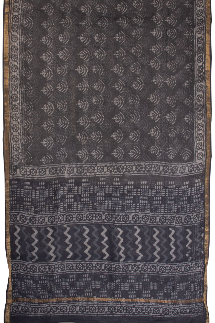 Grey Kerala Cotton Saree - Avishya