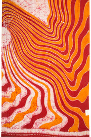 Offwhite Batik  Muslin Silk Saree - Avishya