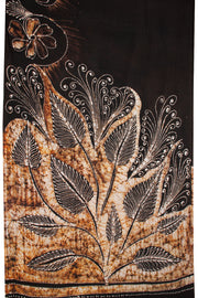 Black Batik Muslin Silk Saree-Avishya