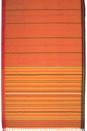 Orange Begumpuri Cotton Sarees 10068450