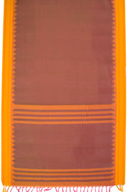 Mauve Handwoven Korvai Kanchi Cotton Saree 10068552 - Avishya