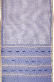 Blue Sanganeri printed Silk Cotton Saree 10068563 - Avishya