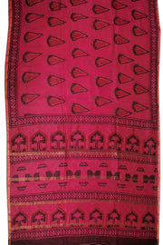 Pink Vanaspathi Printed Silk Cotton Saree 10068568 - Avishya