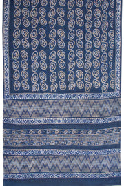 Blue Vanaspathi Printed Mulmul Cotton Saree 10068576 - Avishya