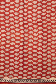 Red 3-Piece Mulmul Cotton Salwar Suit Material 10068594