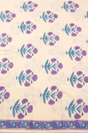 Cream 3-Piece Mulmul Cotton Salwar Suit Material 10068604