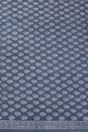 Blue 3-Piece Mulmul Cotton Salwar Suit Material 10068611