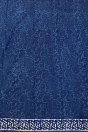 Navy Blue 3-Piece Mulmul Cotton Salwar Suit Material 10068612 - Avishya