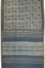 Blue Vanaspathi Printed Kota Cotton Saree 10068613 - Avishya