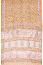 Yellow Vanaspathi Printed Kota Cotton Saree 10068621