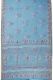 Blue Vanaspathi Printed Kota Cotton Saree 10068622 - Avishya