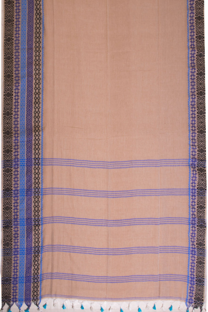 Brown Shantipur Tant Bengal Cotton Saree 10068788 - Avishya