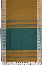 Green Shantipur Tant Bengal Cotton Saree 10068798 - Avishya