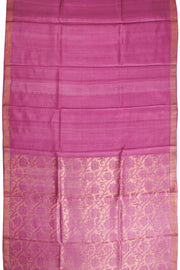 Magenta Chhattisgarh Tussar Silk Saree - Avishya