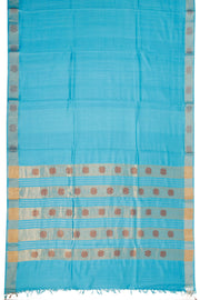 Blue Chhattisgarh Tussar Silk Saree 10068825 - Avishya