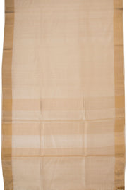 Cream Chhattisgarh Tussar Silk Saree 10068829 - Avishya
