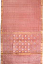 Mauve Chhattisgarh Tussar Silk Saree 10068833 - Avishya
