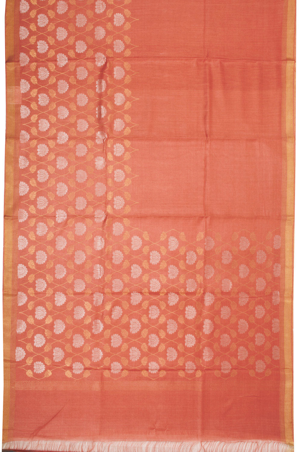 Red Chhattisgarh Tussar Silk Saree 10068836