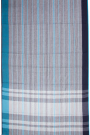 Grey Handloom Dhaniakhali Cotton Saree - Avishya