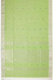 Green Handloom Maheshwari Saree 10068877