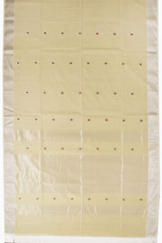 Yellow Handloom Maheshwari Silk Cotton Saree 10068879 - Avishya