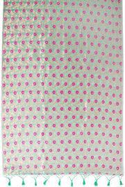 Green Banarasi Organza Saree 10068893 - Avishya