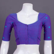 Purple Embroidered Mangalgiri Cotton Blouse 10068967 - Avishya