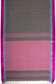 Grey Shantipur Tant Bengal Cotton Saree 10069058