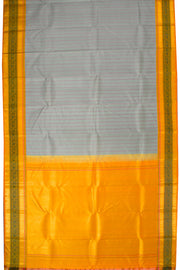 Grey Handloom Birdal Kanjivaram silk saree 10069137 - Avishya