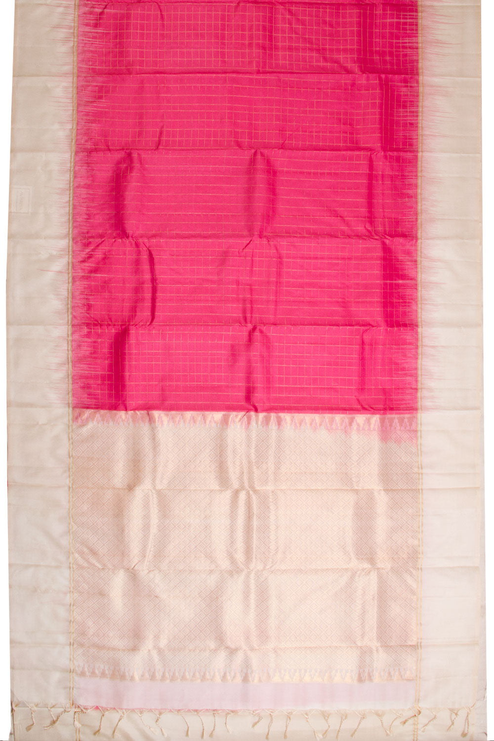 Pink Handloom Kanjivaram Silk Saree 10069153 - Avishya