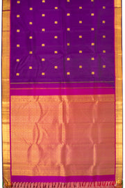 Royal Purple Handloom Kanjivaram Silk Saree 10069161