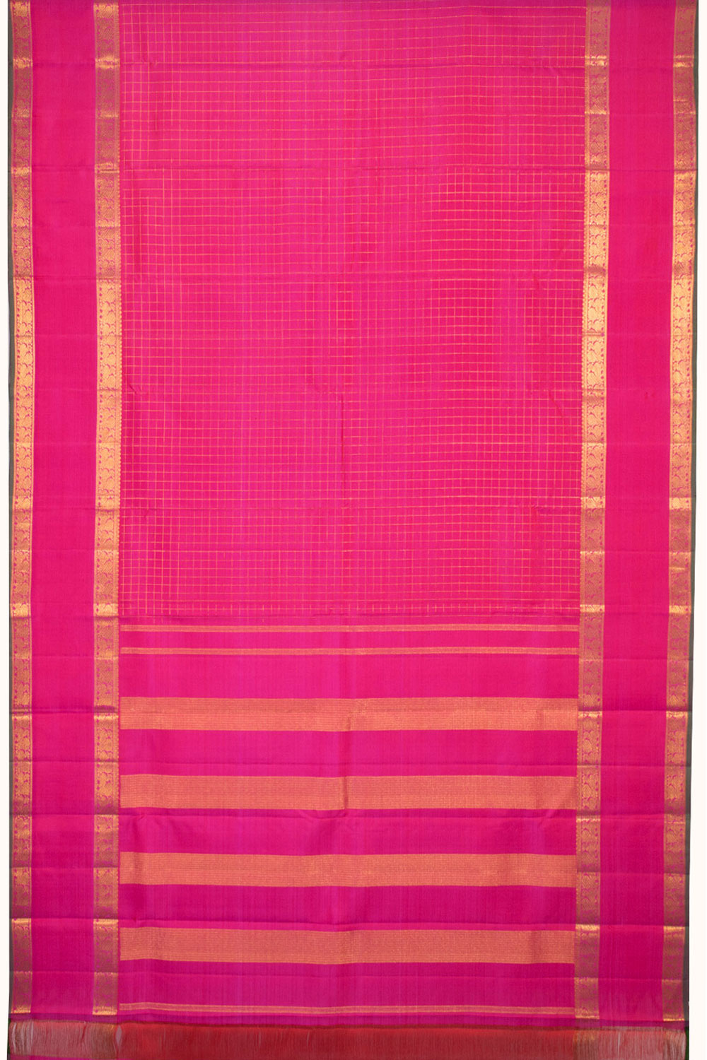 Pink Handloom Kanjivaram Silk Saree 10069168
