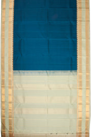 Blue Handloom Bridal Kanjivaram Silk Saree 10069171 - Avishya