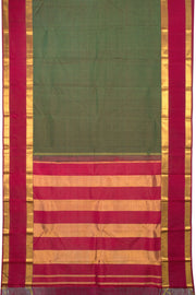 Green Handloom Kanjivaram Silk Saree 10069176