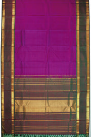 Purple Handloom Kanjivaram Silk Saree 10069182