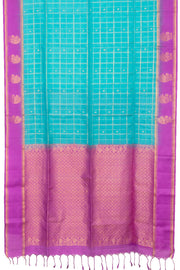 Blue Kanjivaram Soft Silk Saree 10069200 - Avishya
