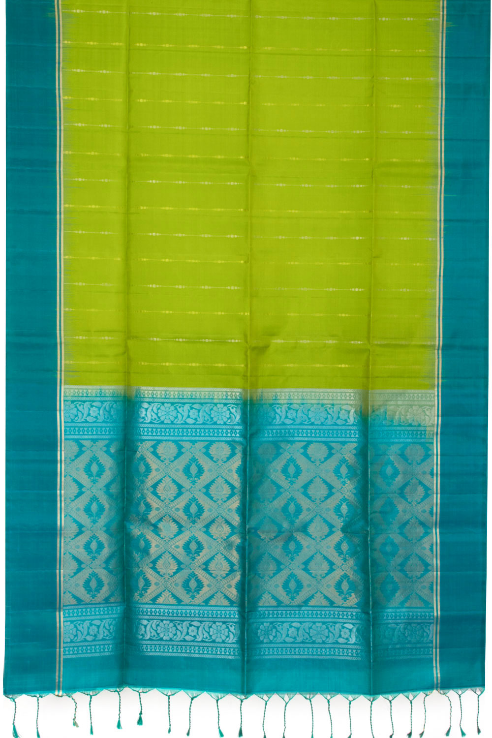 Green Kanjivaram Soft Silk Saree 10069214 - Avishya