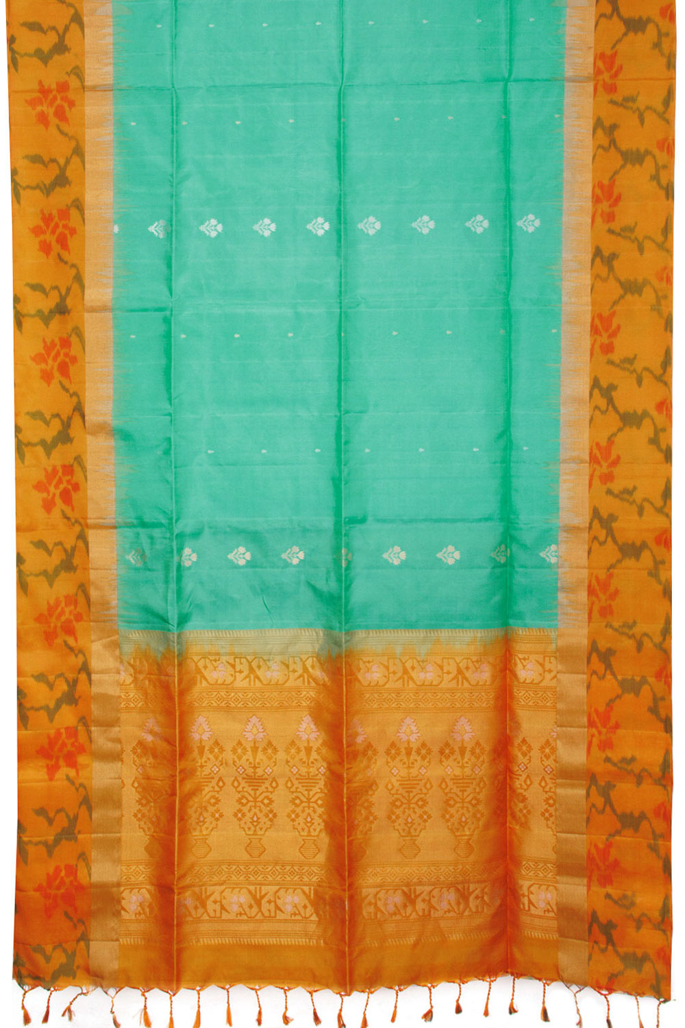 Electric Blue Kanjivaram Soft Silk Saree 10069230 - Avishya
